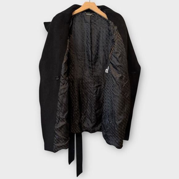 Diane von Furstenberg Wool Blend Wrap Coat Size 6 - Picture 4 of 9